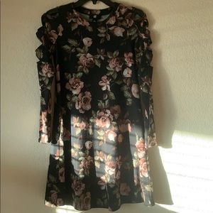 Black Floral Dress